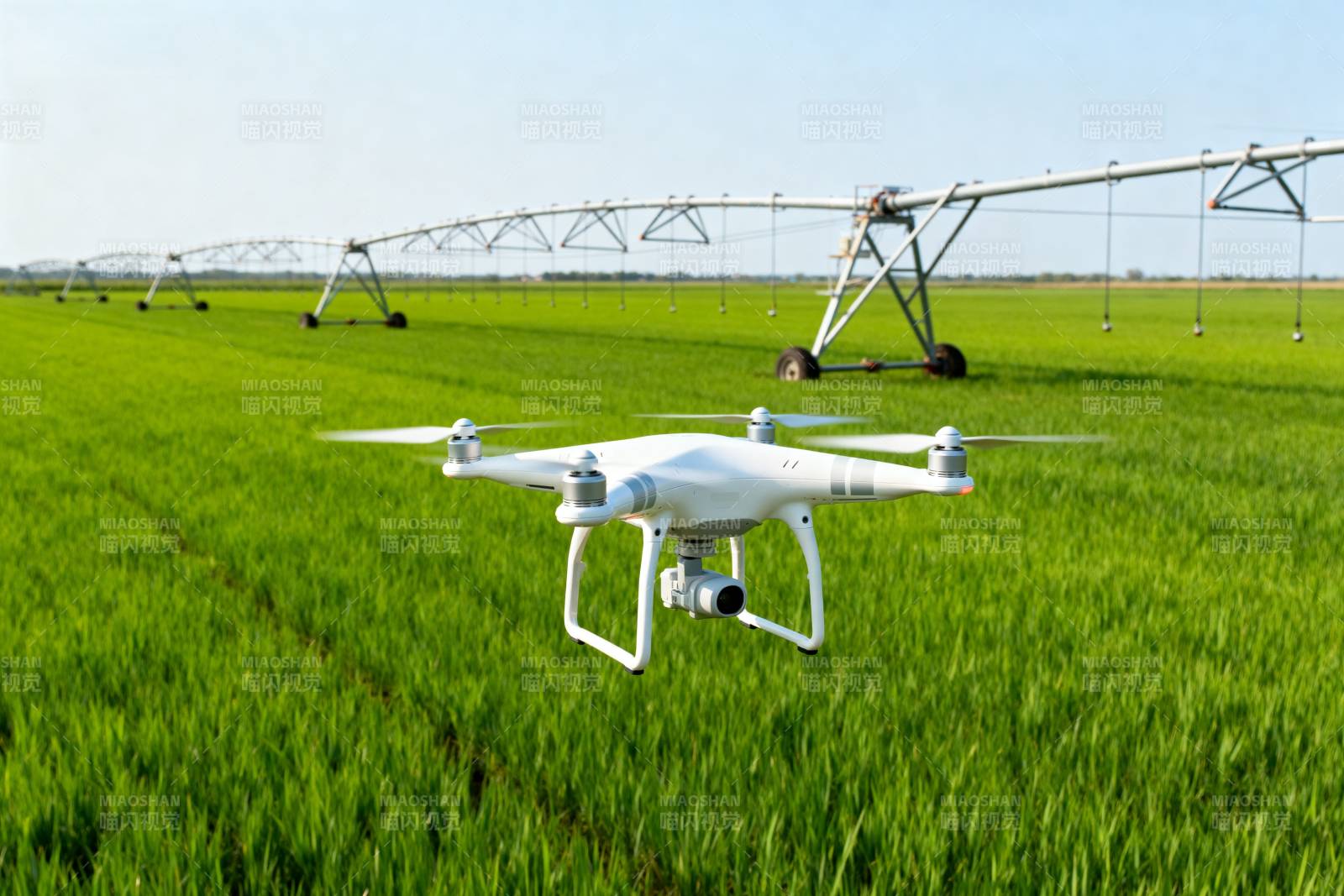 无人机巡田图片