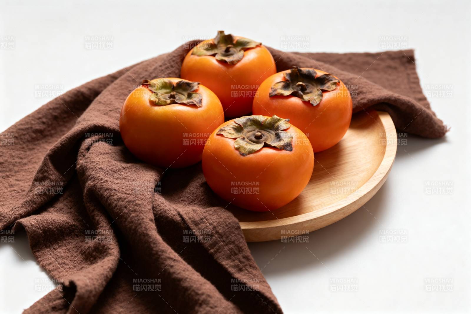 柿子静物图图片