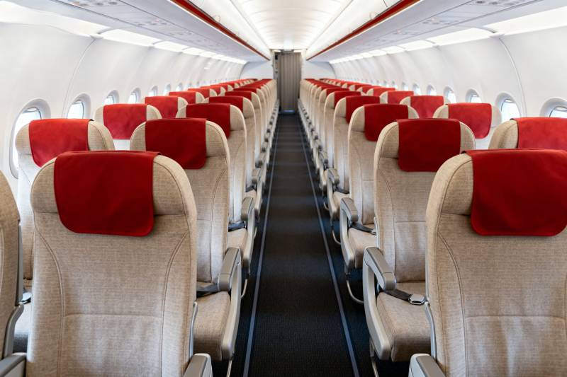 飞机客舱座椅排列图片