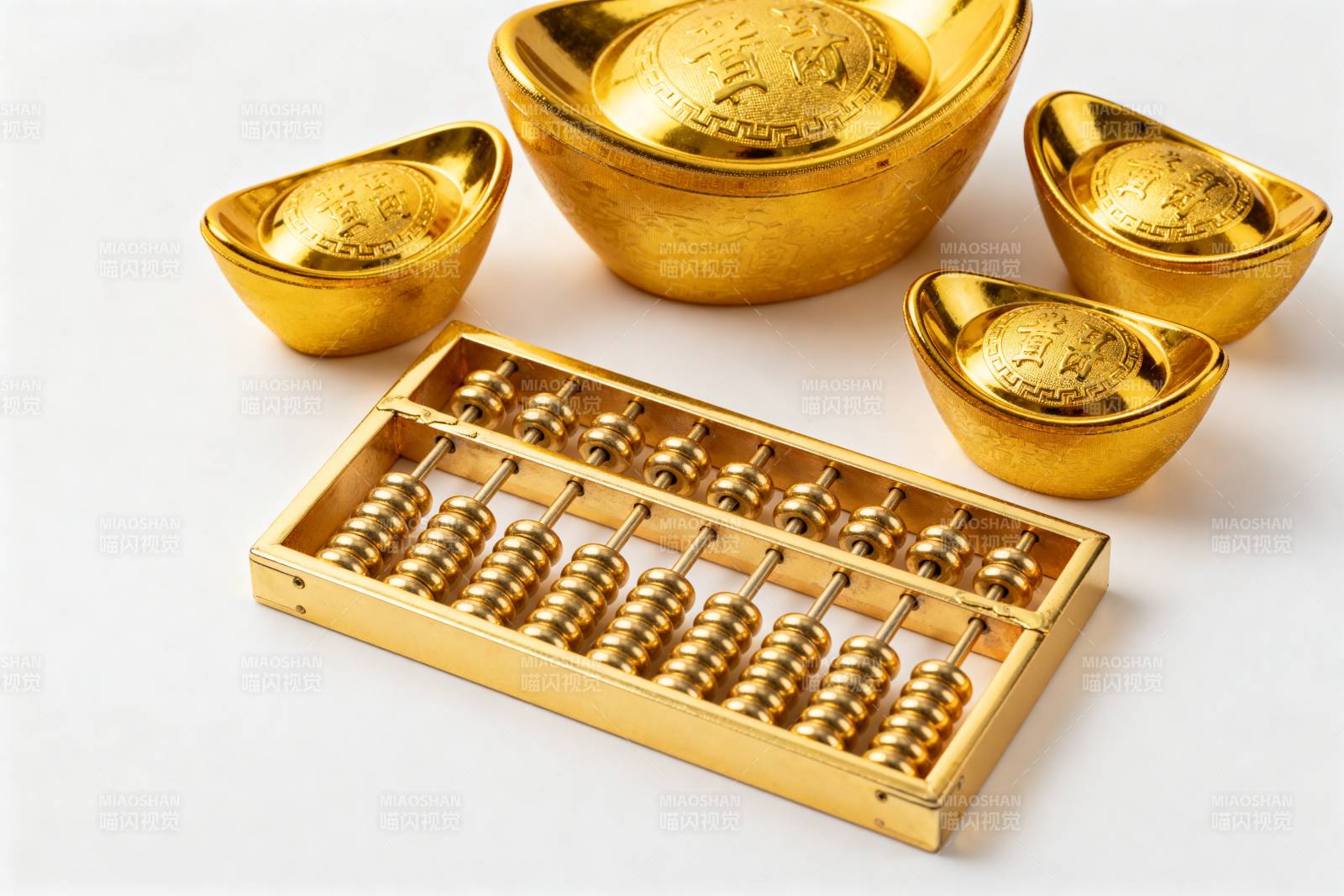 金元宝与算盘图片