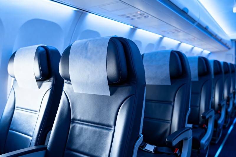 飞机客舱座椅图片