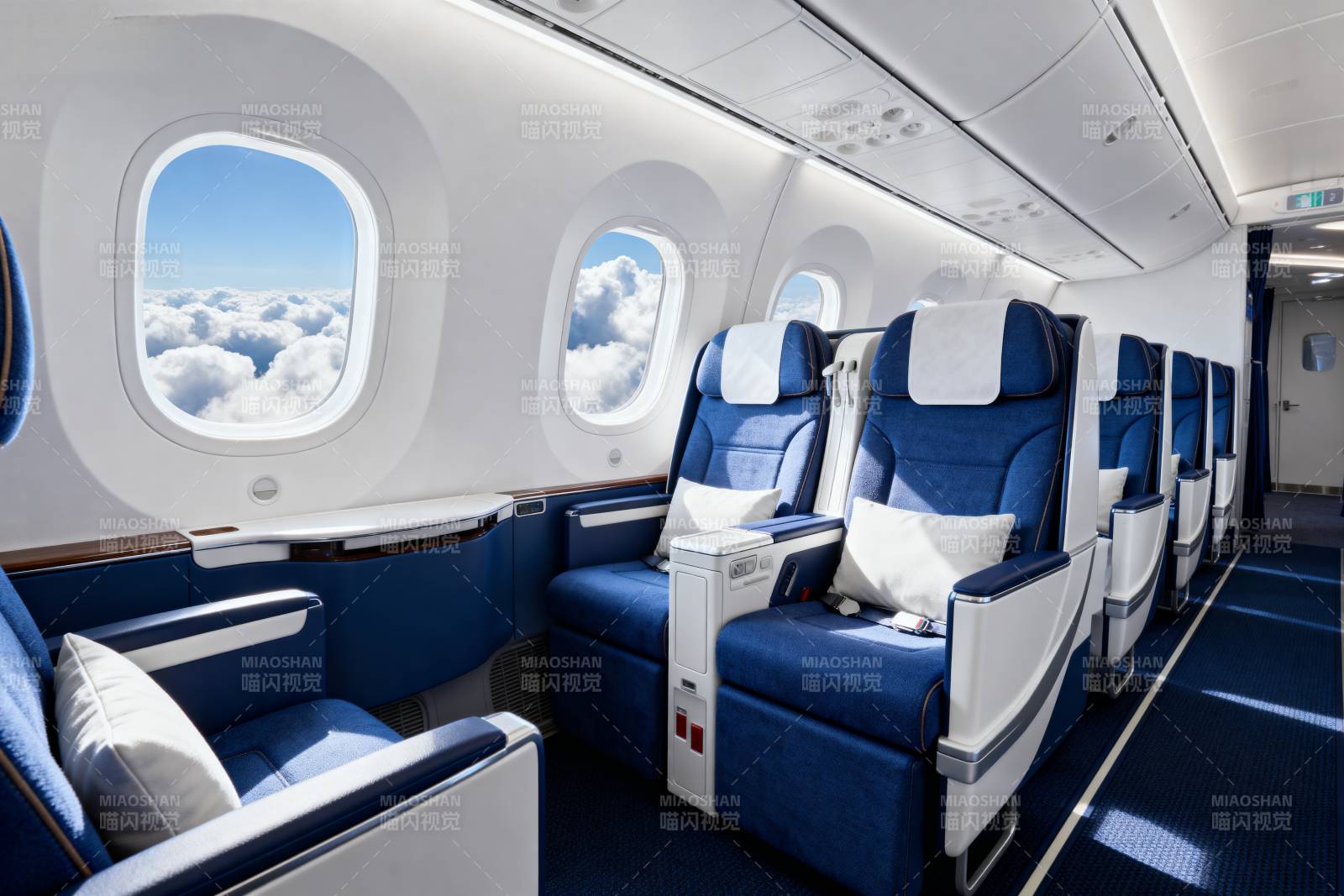 豪华客机舱内景图片
