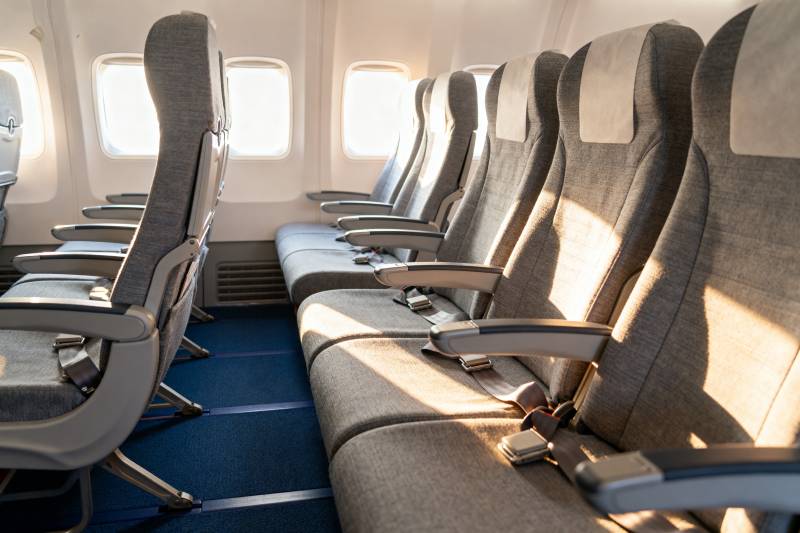 飞机客舱座椅图片