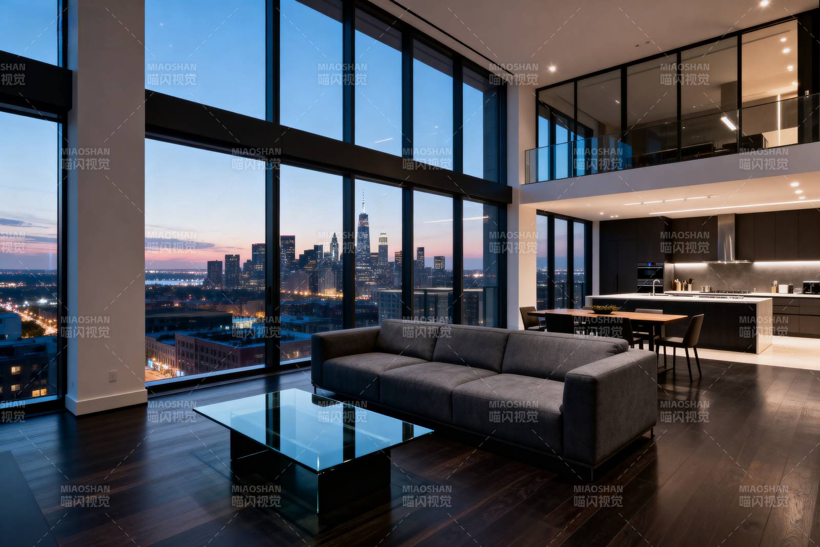 都市夜景公寓图片