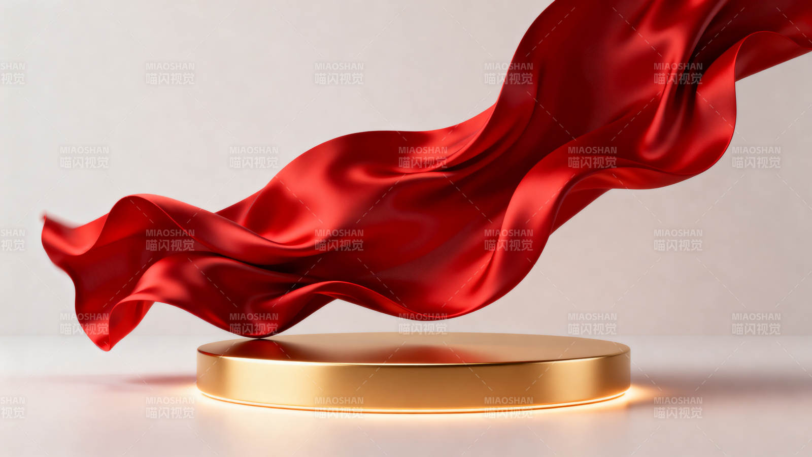 红绸舞动金台图片