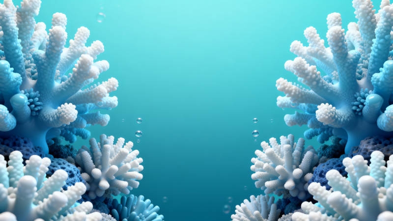 海底珊瑚美景图片