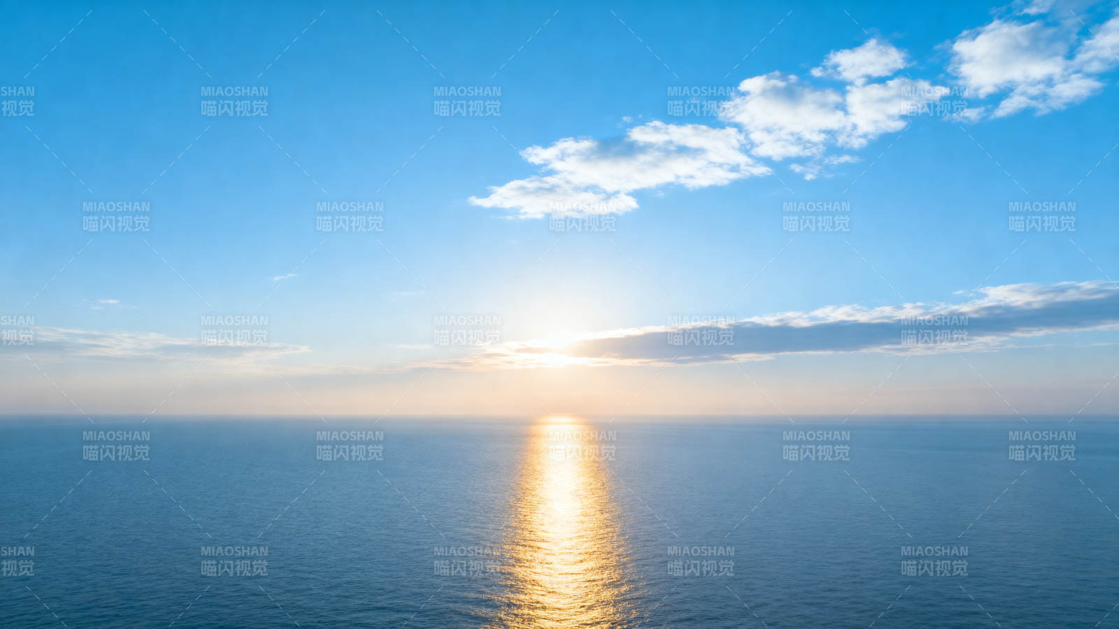 海上日出美景图片