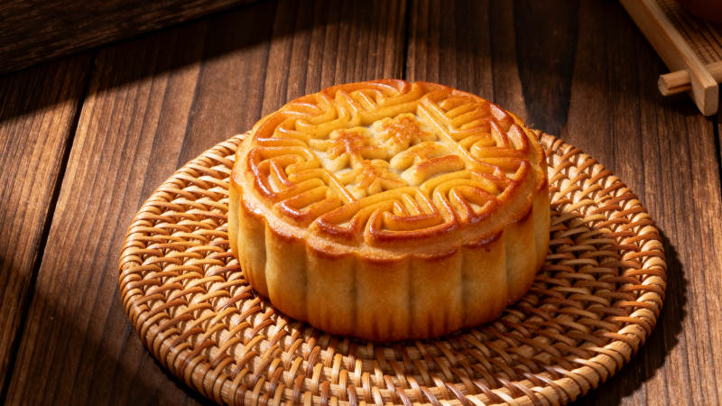 金黄月饼 中秋佳品图片