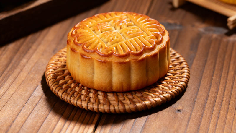 金黄月饼 中秋佳品图片