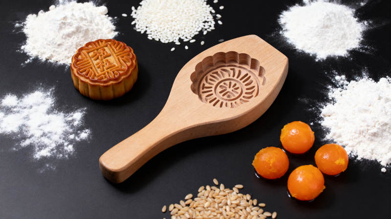 中秋月饼制作材料图片