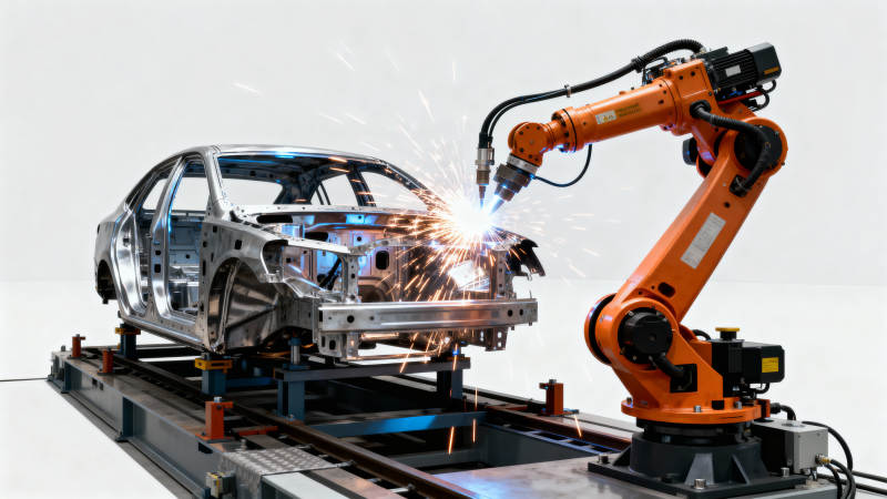 机器人焊接汽车图片