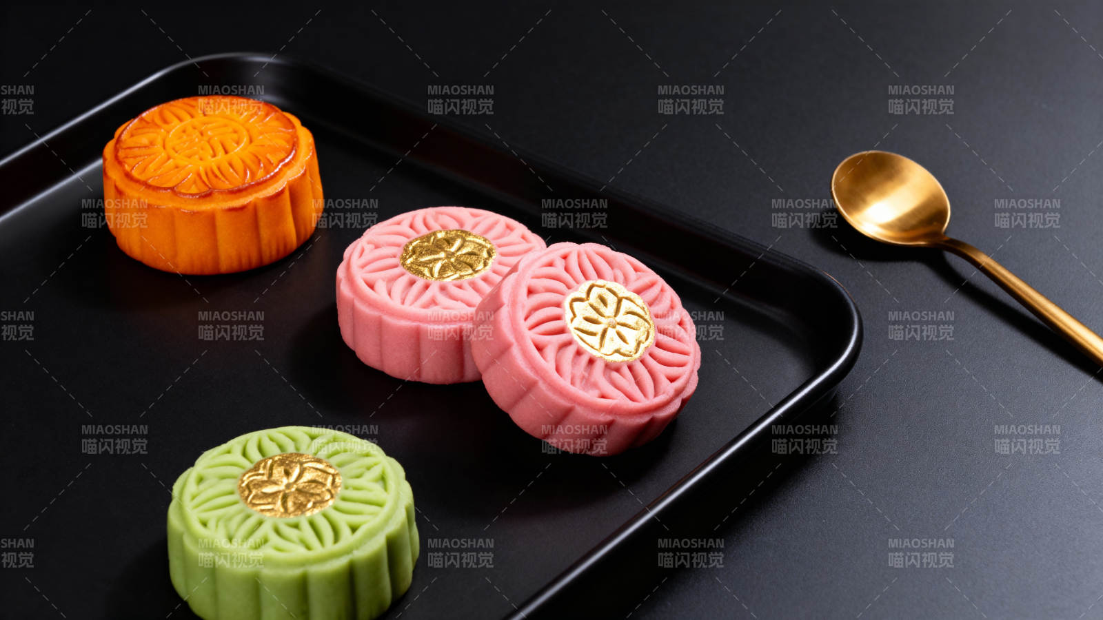 多彩月饼静享美味图片