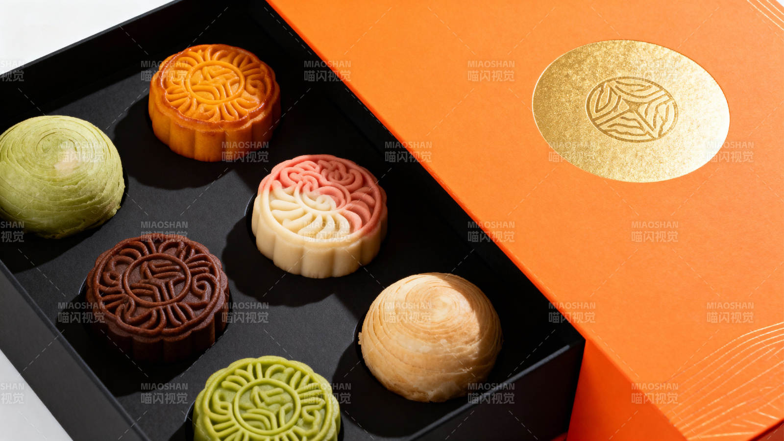 精美月饼礼盒图片