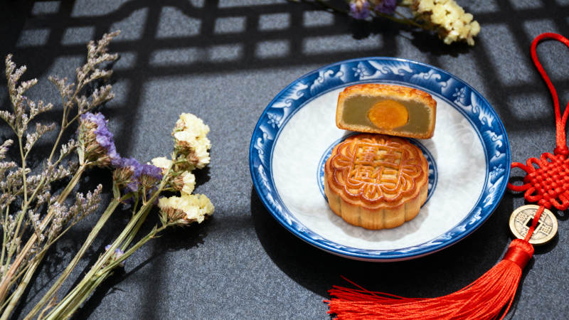 中秋月饼赏味图片