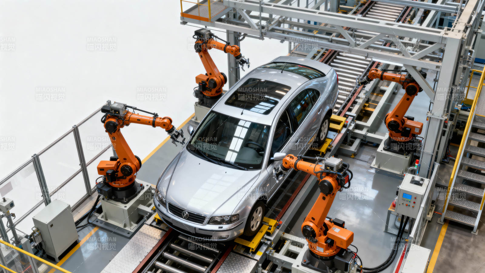 智能汽车生产线图片