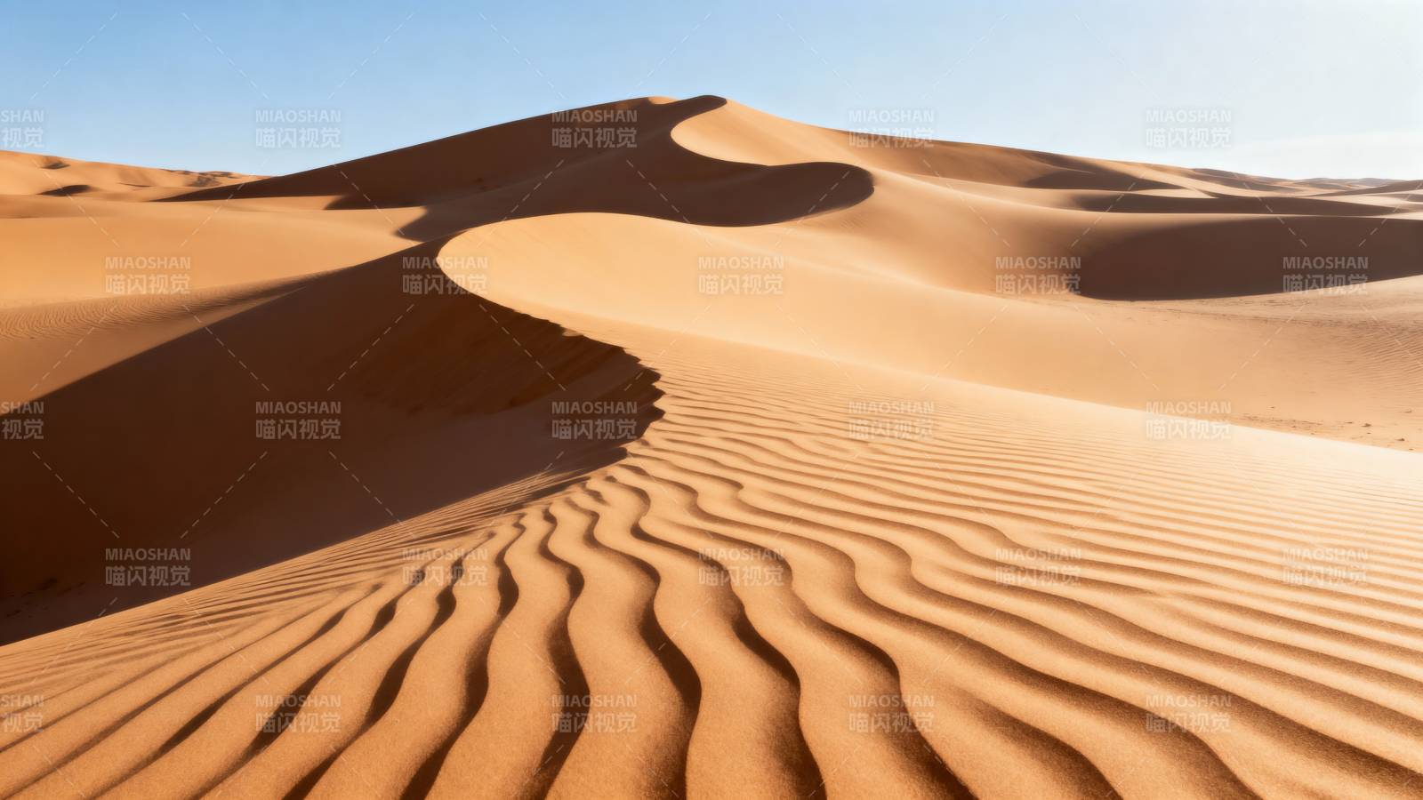 沙漠沙丘风光图片