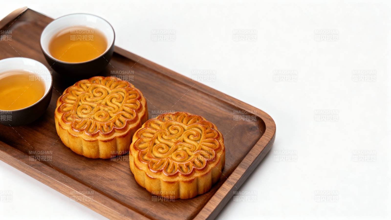 月饼配茶 中秋佳品图片