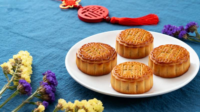 中秋月饼赏味图片