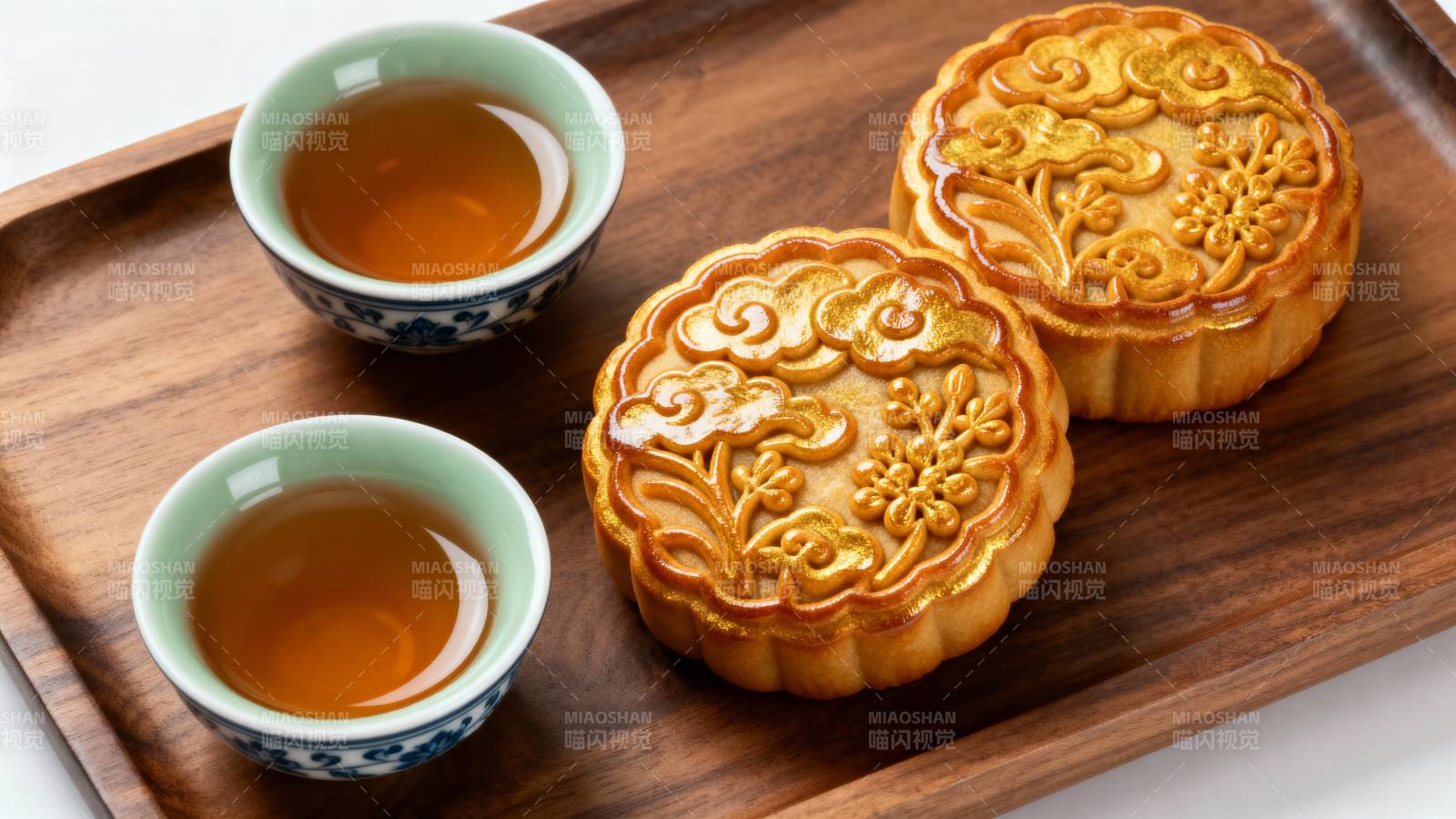 月饼茶香共赏图片