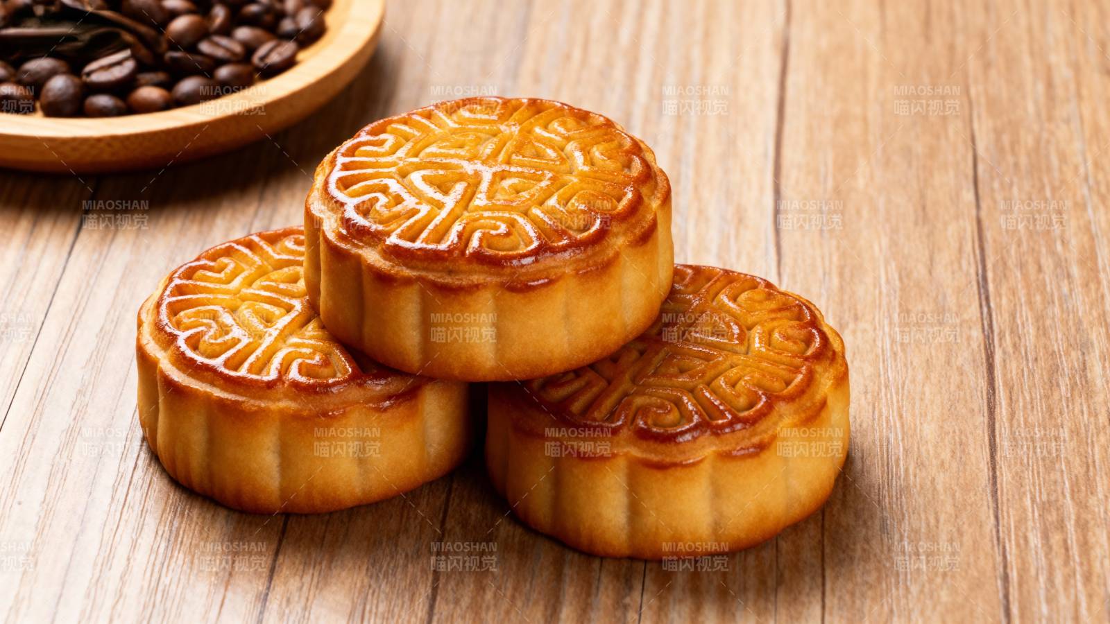 金黄月饼 中秋佳品图片