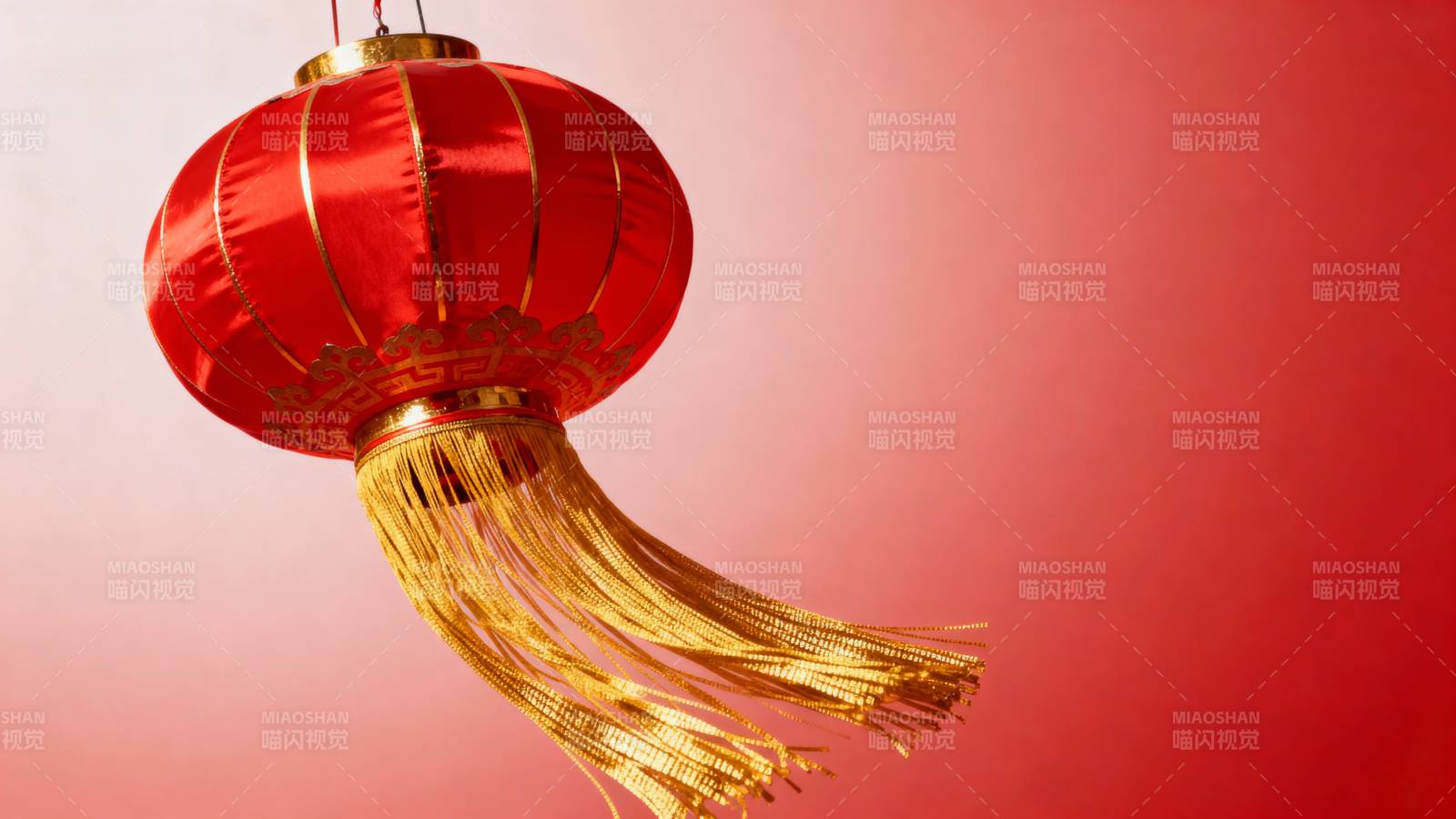 红灯笼迎新春图片