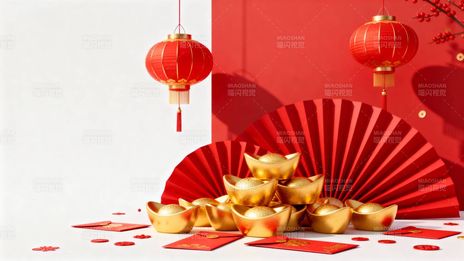 新春喜庆金元宝图片