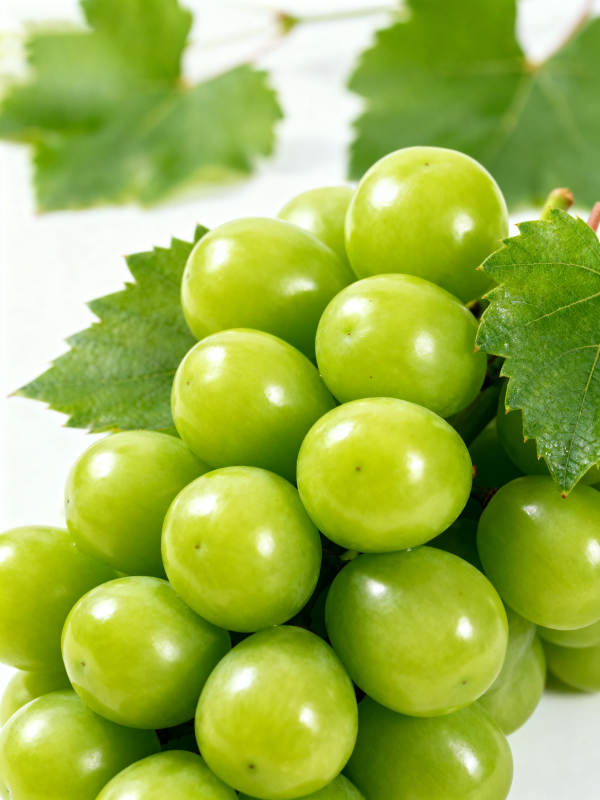 青翠葡萄鲜嫩欲滴图片