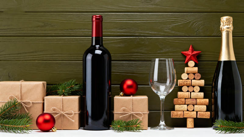 圣诞酒宴布置图片