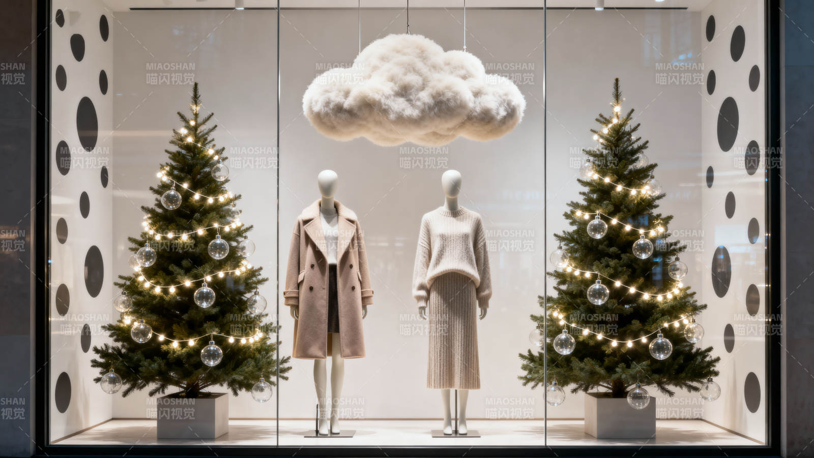 圣诞橱窗时尚展示图片
