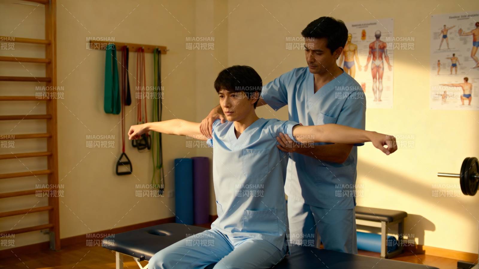 康复训练现场图片