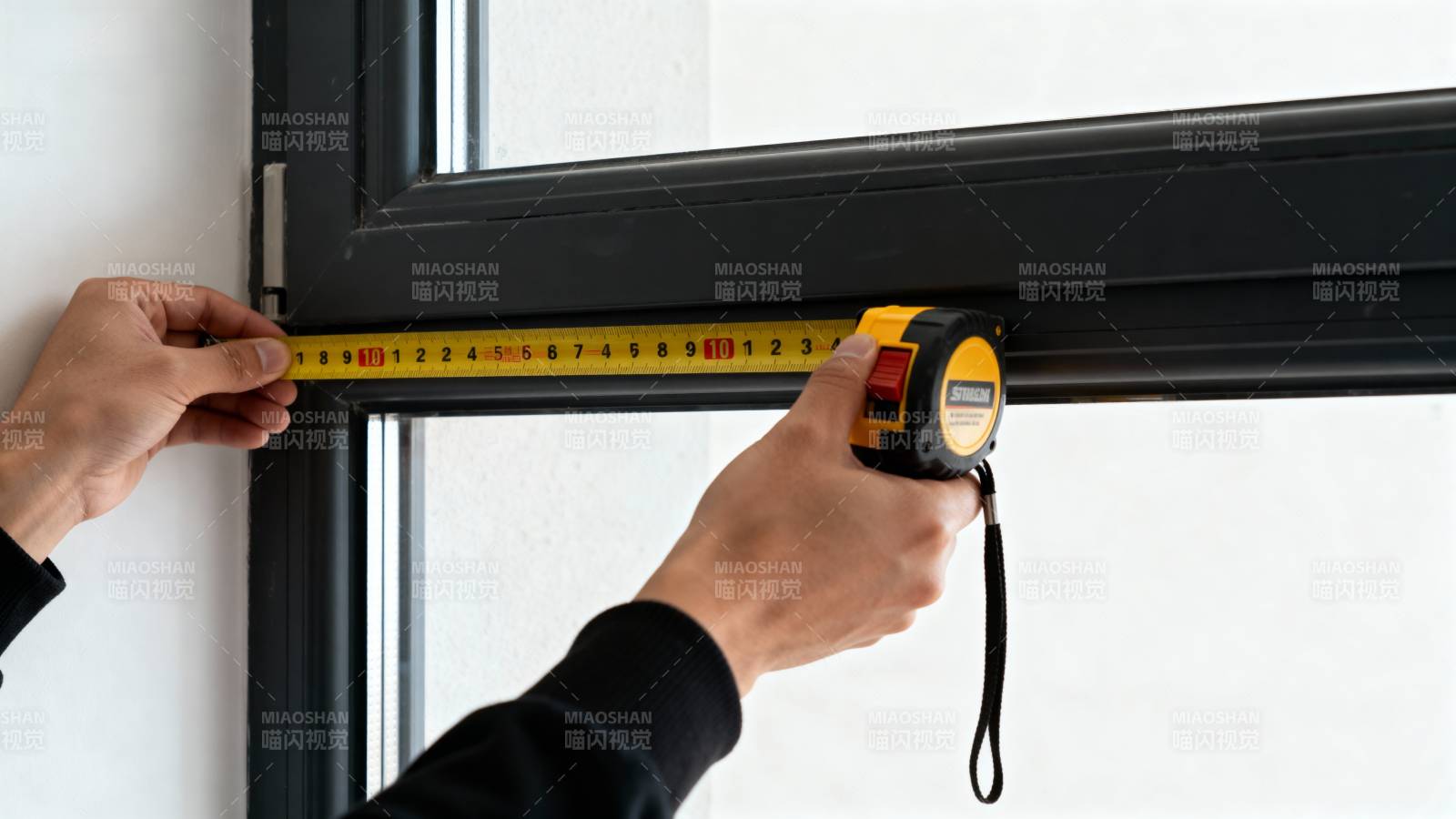 测量窗户尺寸图片