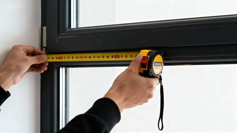 测量窗户尺寸图片