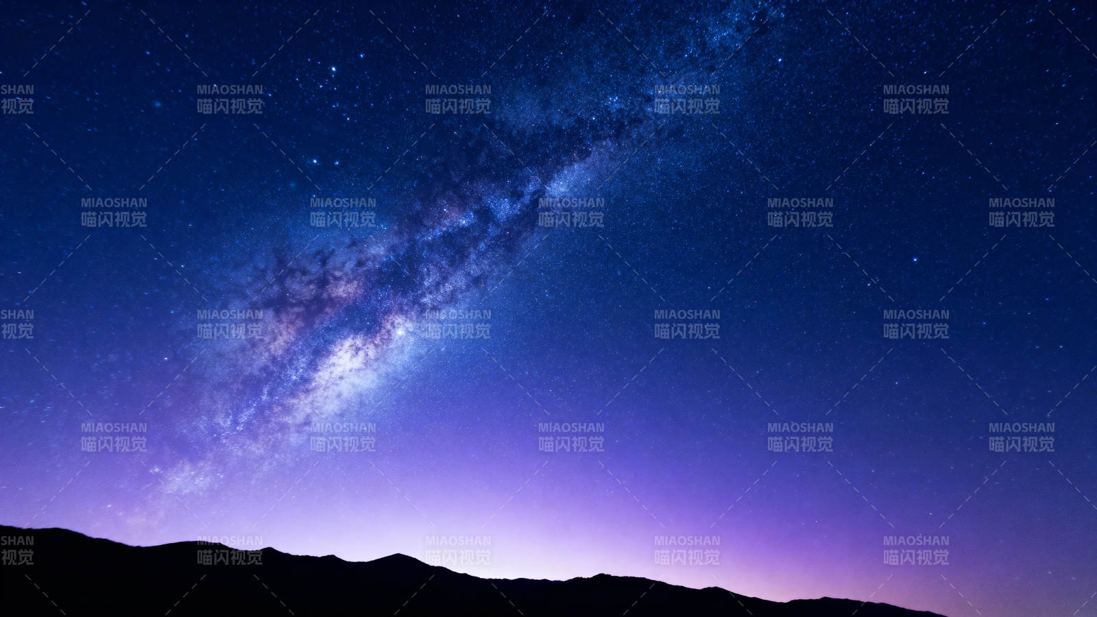 银河夜空美景图片