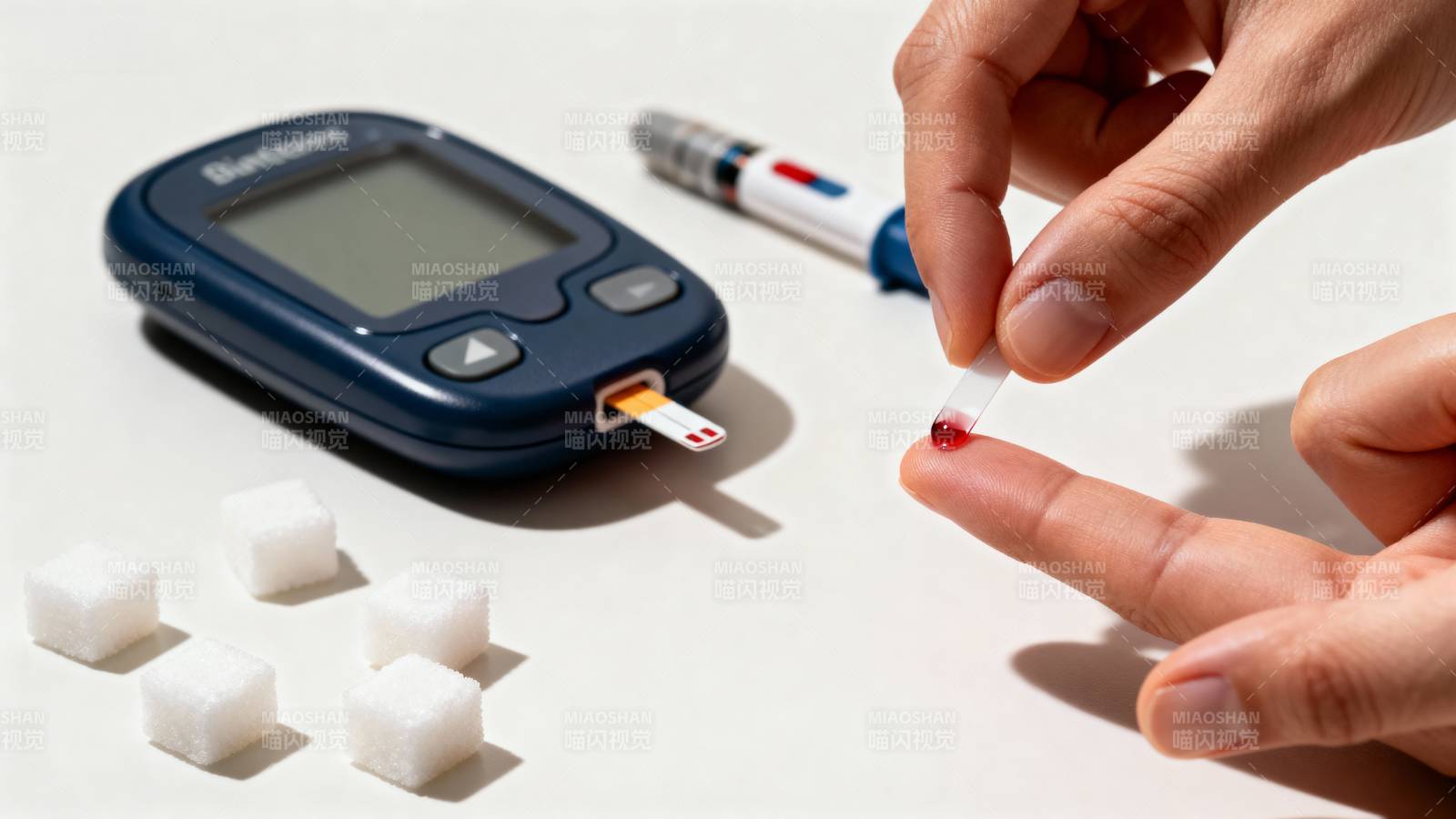 血糖检测现场图片