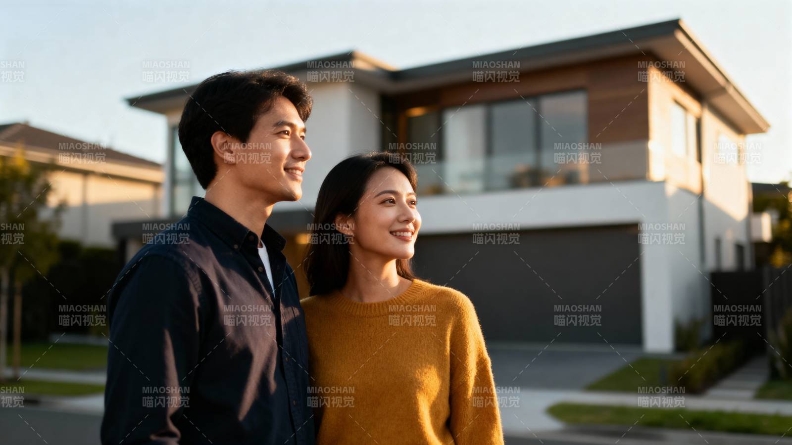 幸福夫妇新居前图片