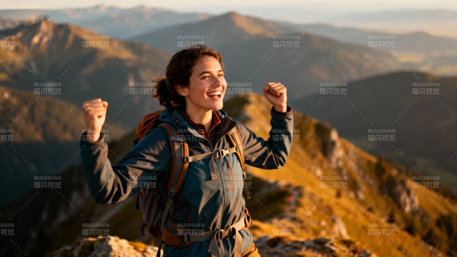 登顶喜悦时刻图片