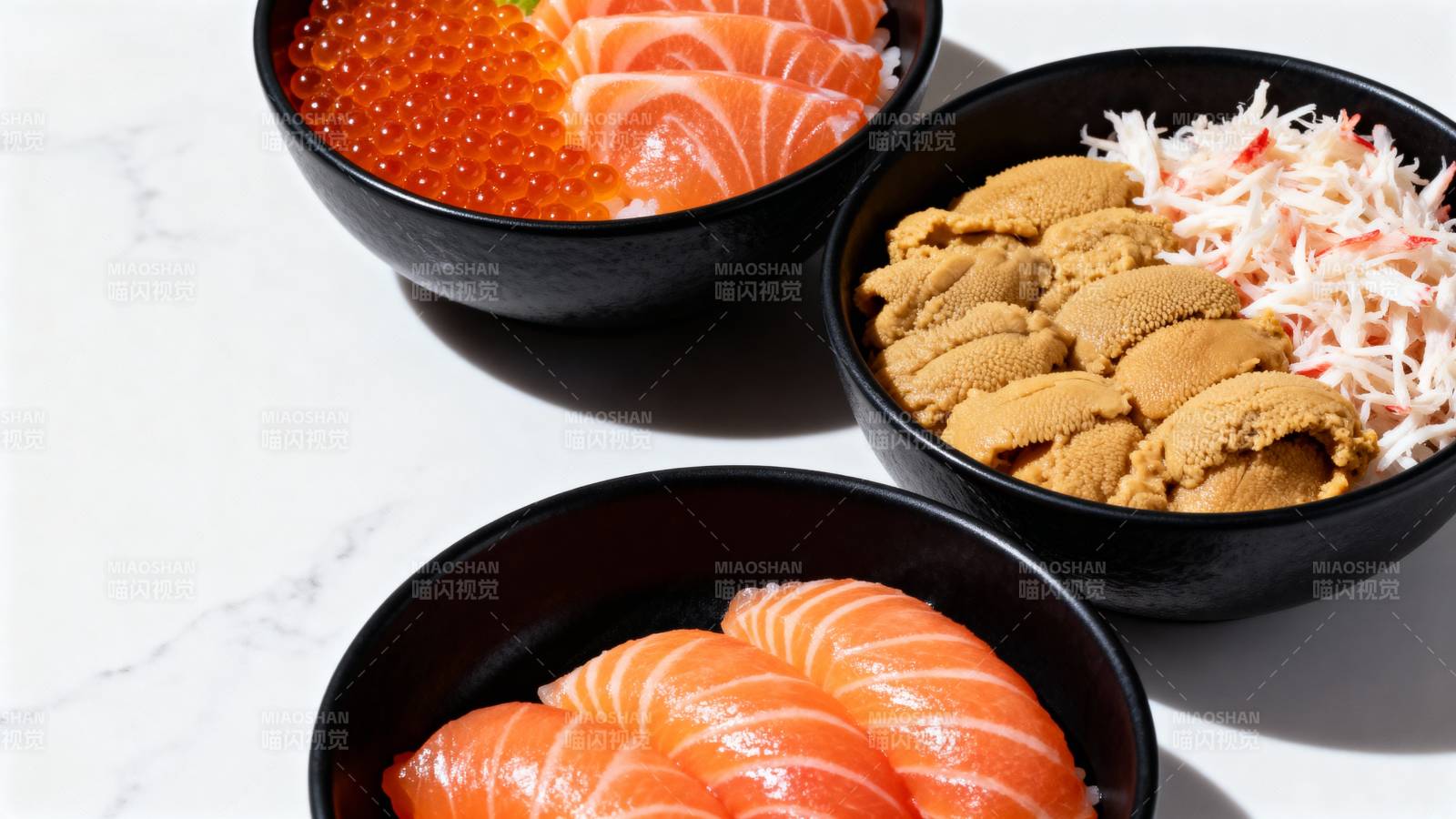 三文鱼刺身拼盘图片