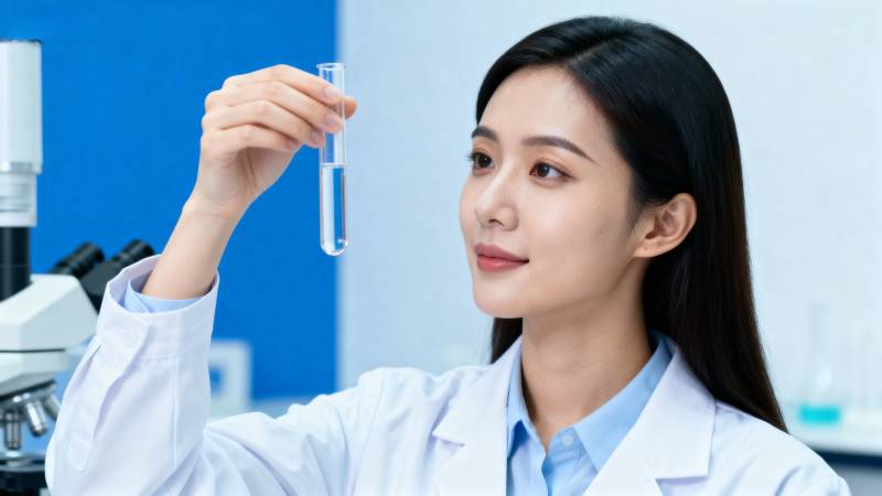 实验室中的科研女性图片