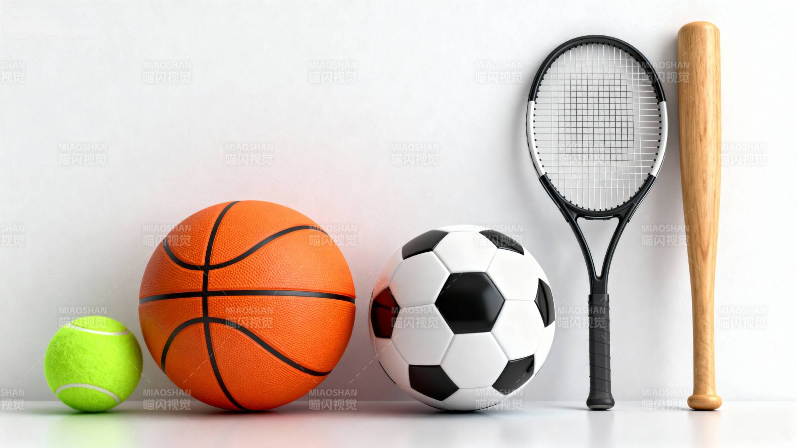 多种运动器材展示图片