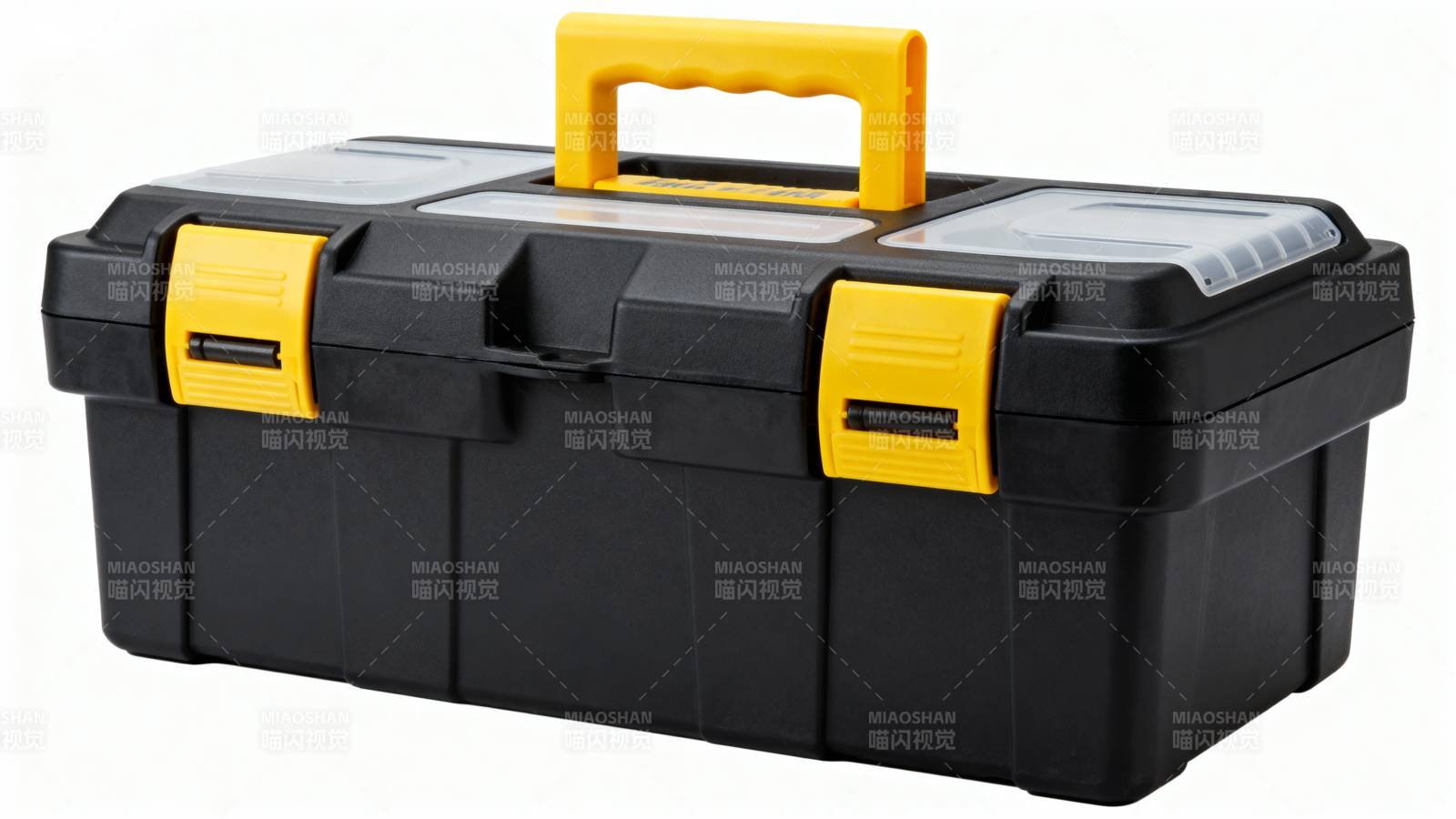 黑色工具箱 黄色把手图片