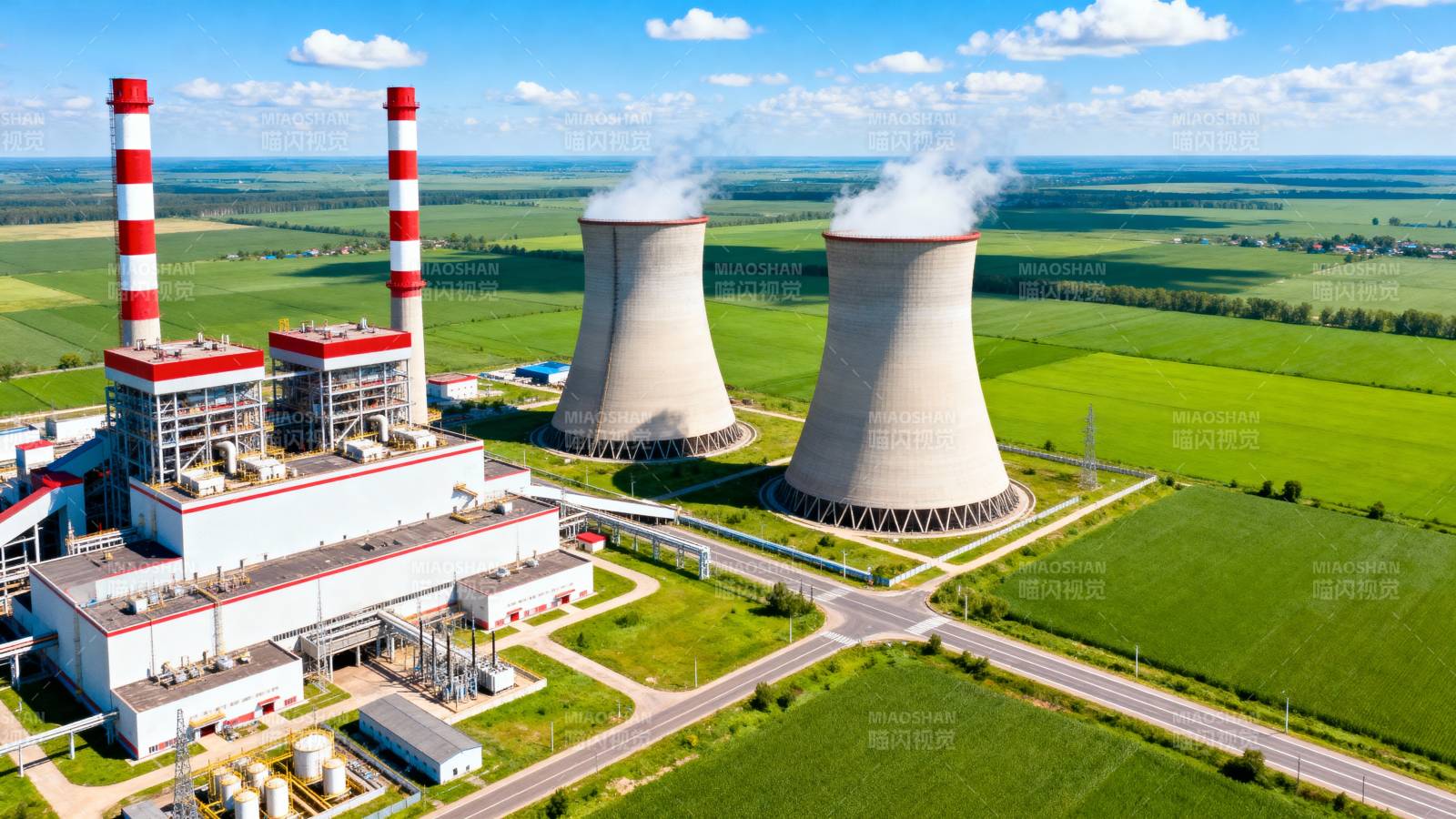 核电站全景图图片