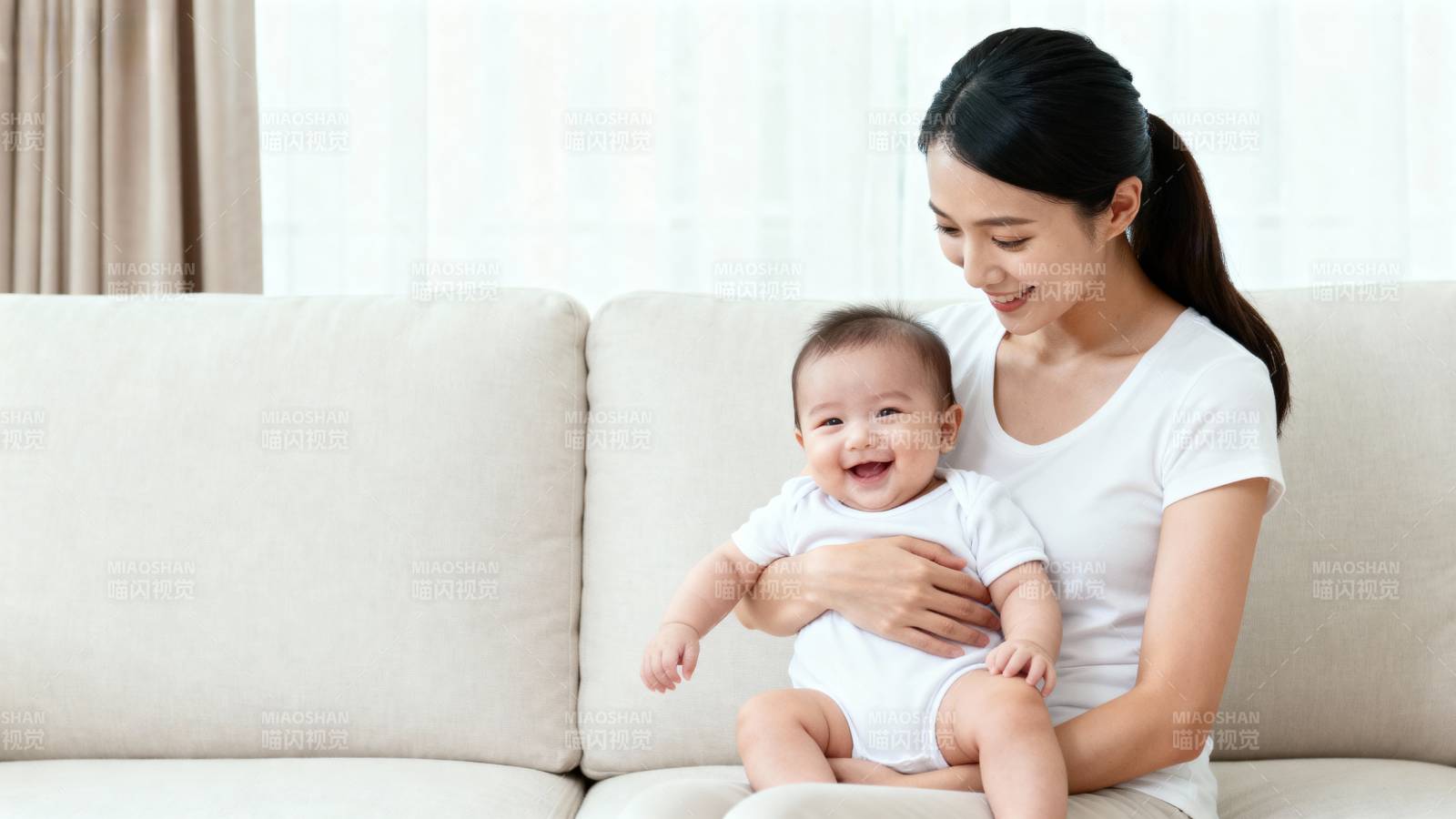 温馨母子时光图片