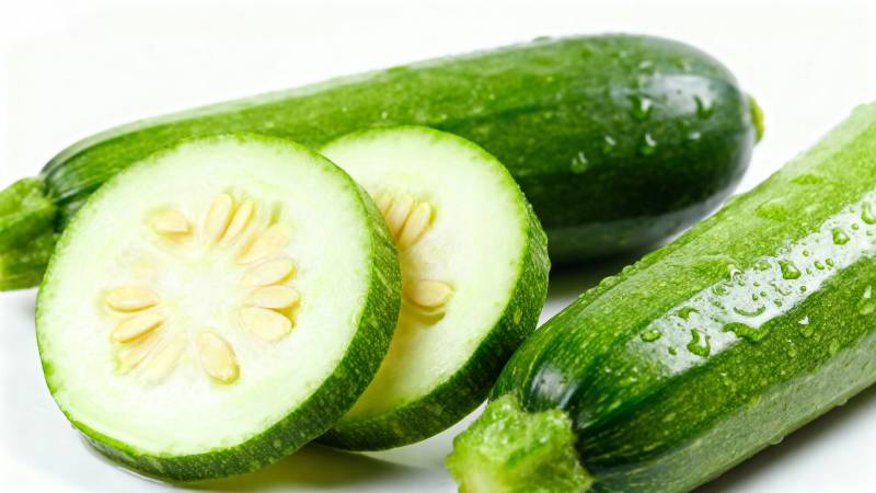 新鲜黄瓜切片图片