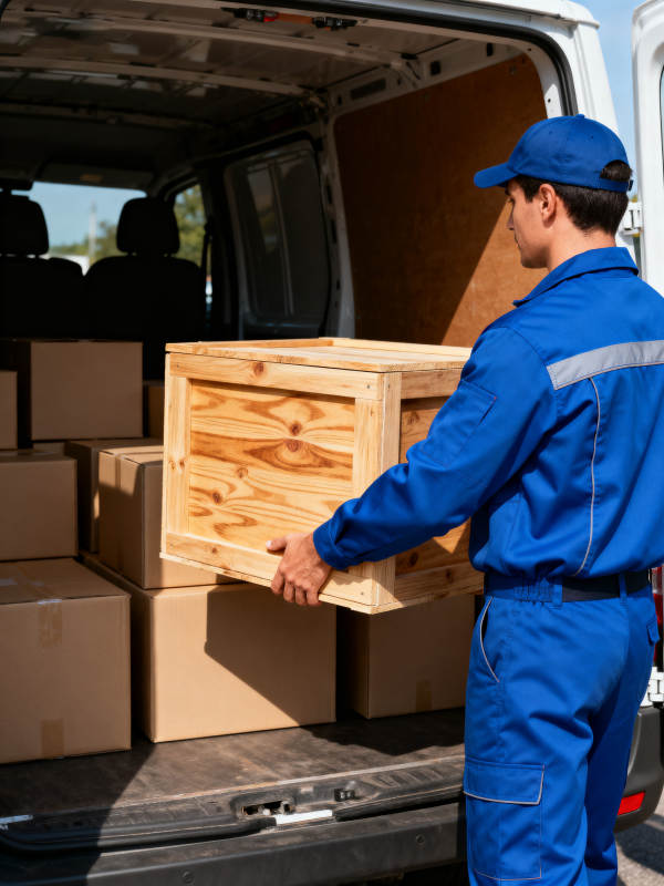 搬运工装箱上车图片