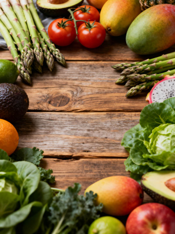 新鲜果蔬拼盘图片