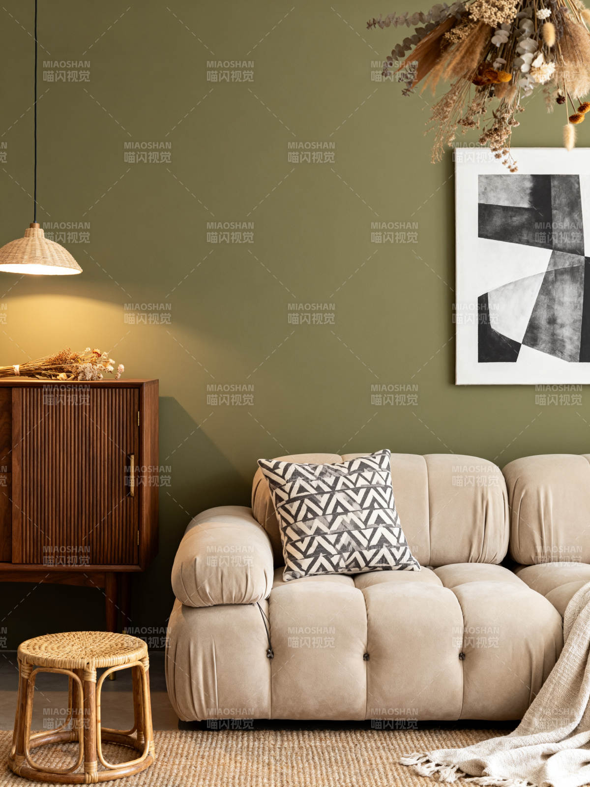 温馨客厅布置图片