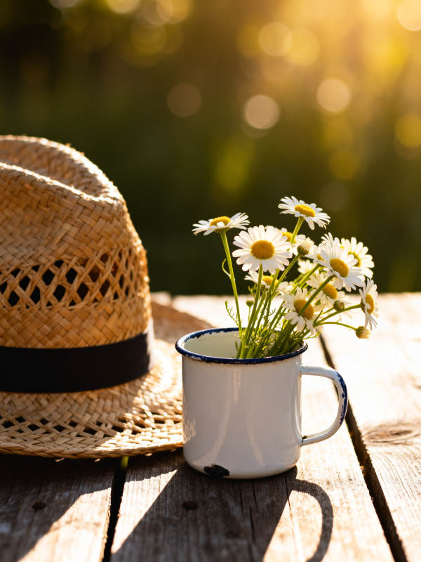 夏日花茶时光图片