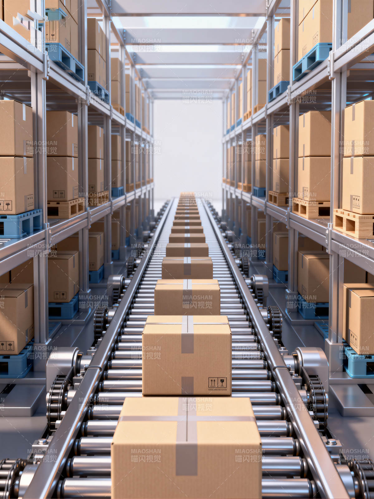 智能仓储物流线图片