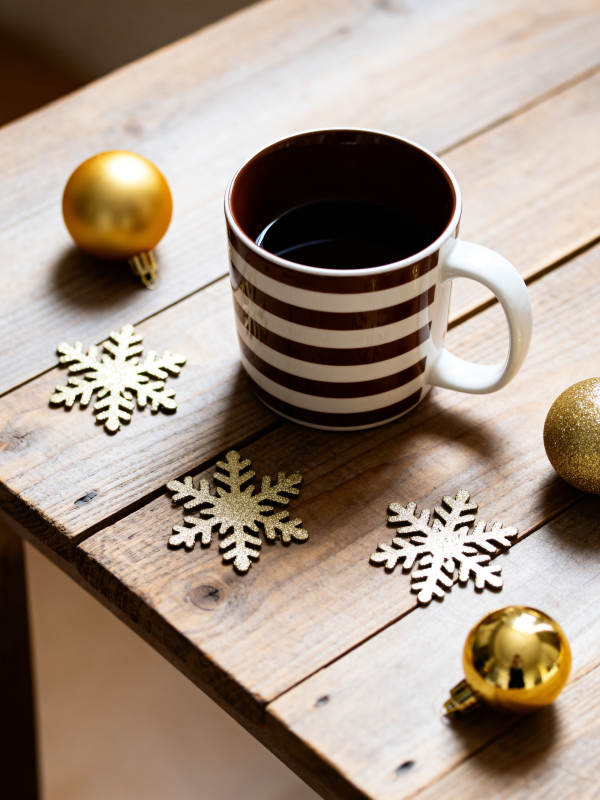 圣诞咖啡时光图片