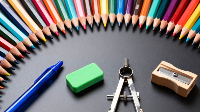 文具静物图图片